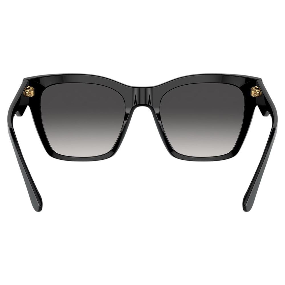 New Dolce & Gabbana Sunglasses Black Square Gold DG Metal Logo New - Picture 3 of 6